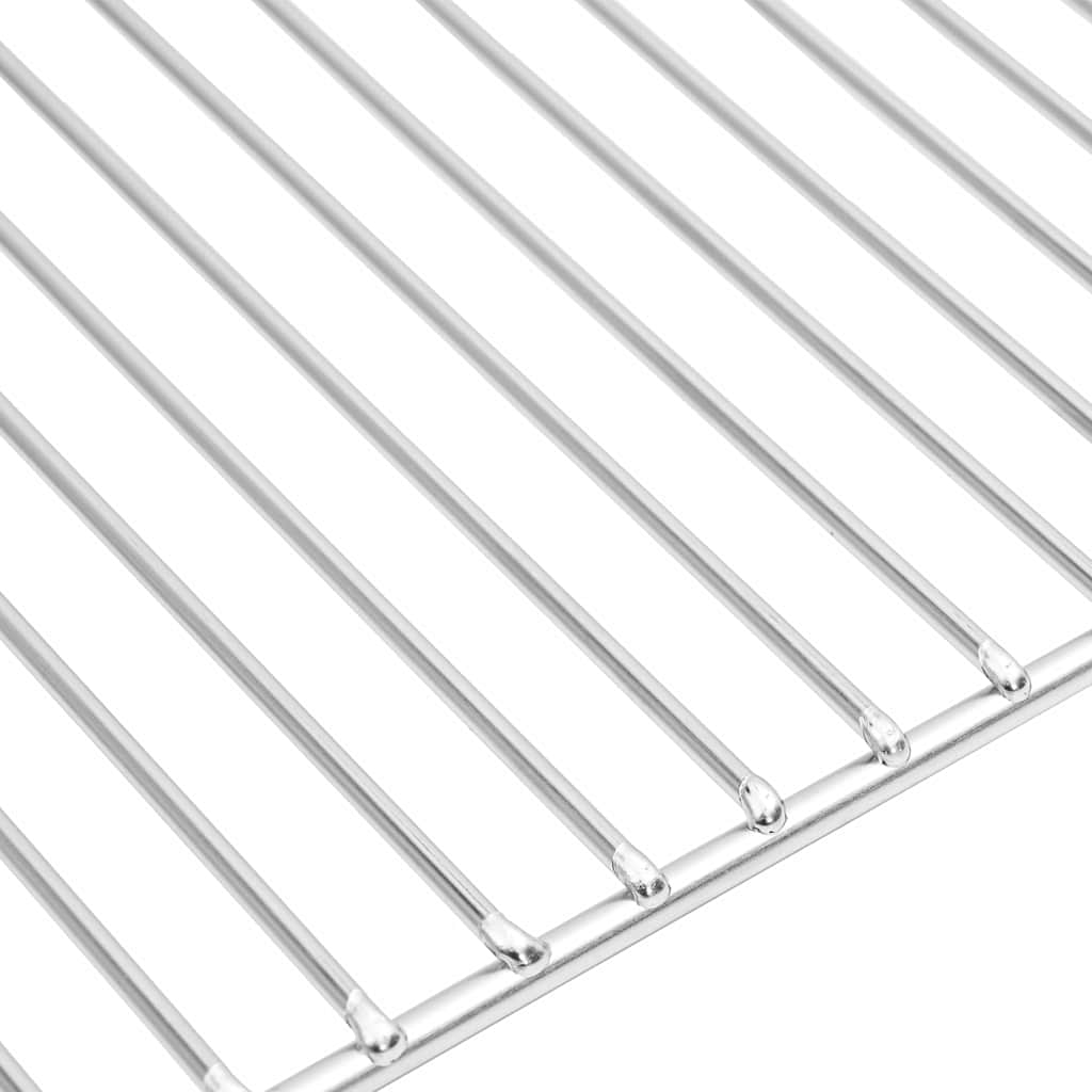 Grill Grate 60 x 40 cm Stainless Steel Silver