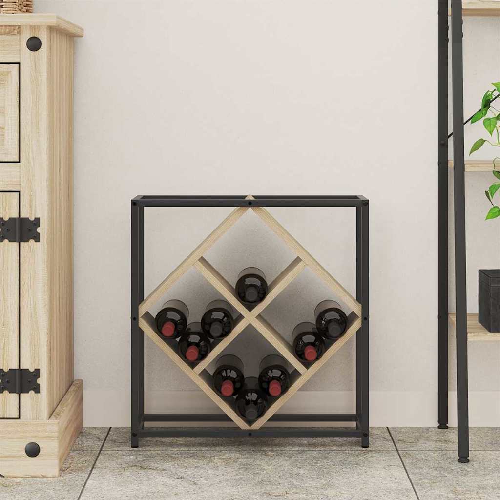 Wine Rack Sonoma Oak 51 x 18 x 52.5 cm Engineered Wood