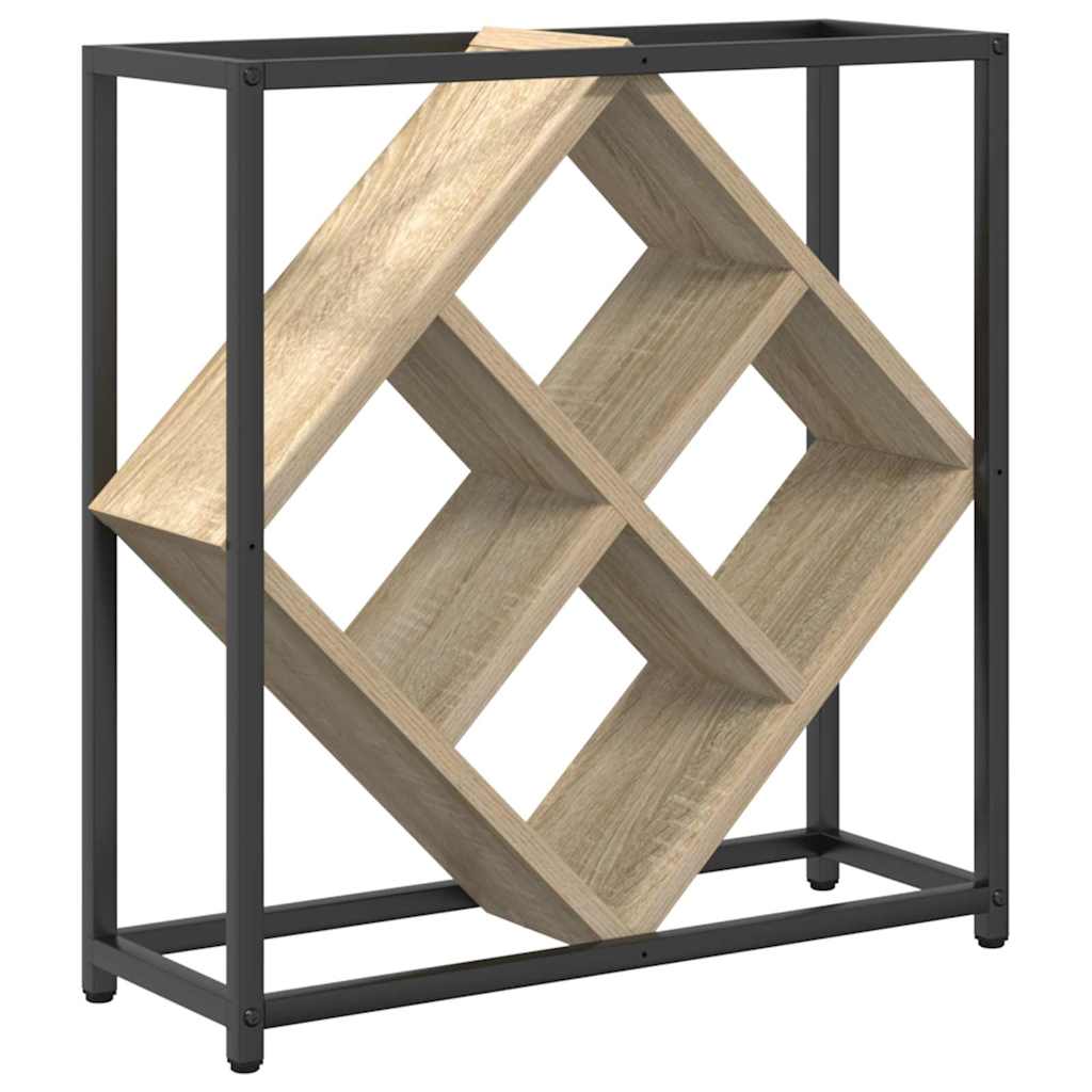 Wine Rack Sonoma Oak 51 x 18 x 52.5 cm Engineered Wood