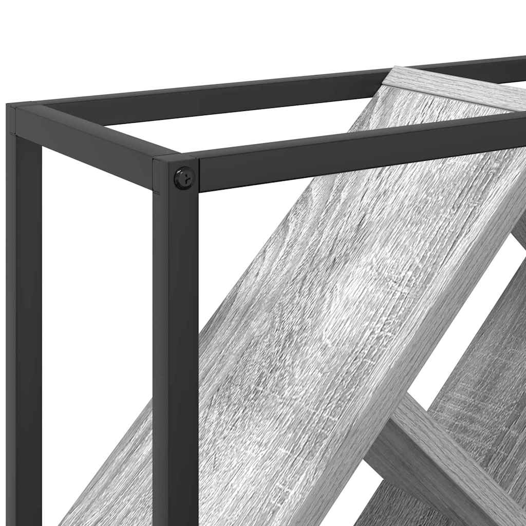 Wine Rack Grey Sonoma 51 x 18 x 52.5 cm Engineered Wood