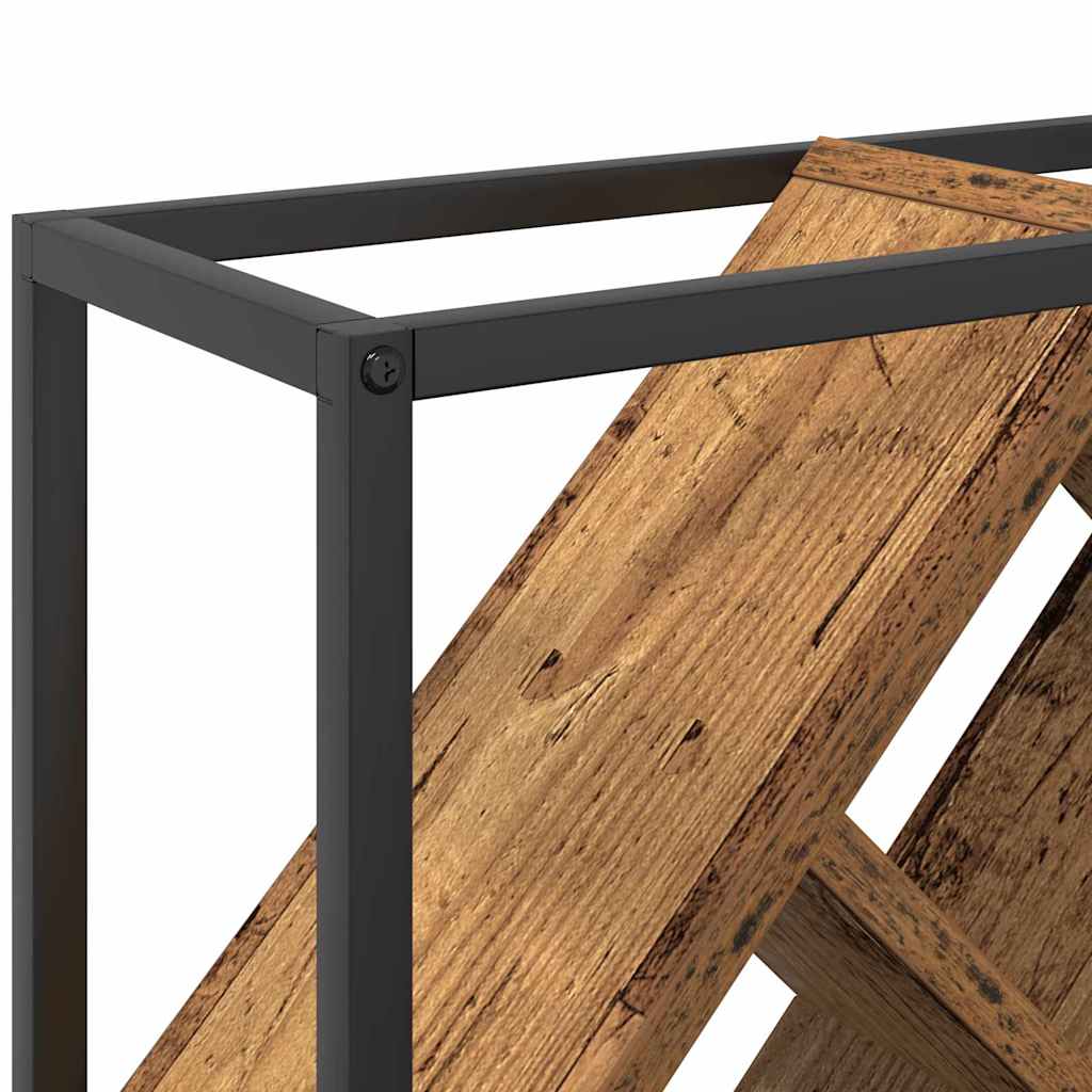 Wine Rack Old Wood 51 x 18 x 52.5 cm Engineered Wood