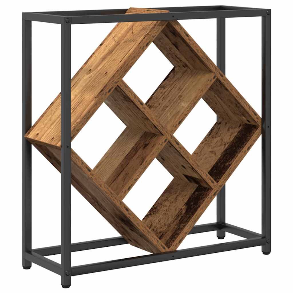 Wine Rack Old Wood 51 x 18 x 52.5 cm Engineered Wood