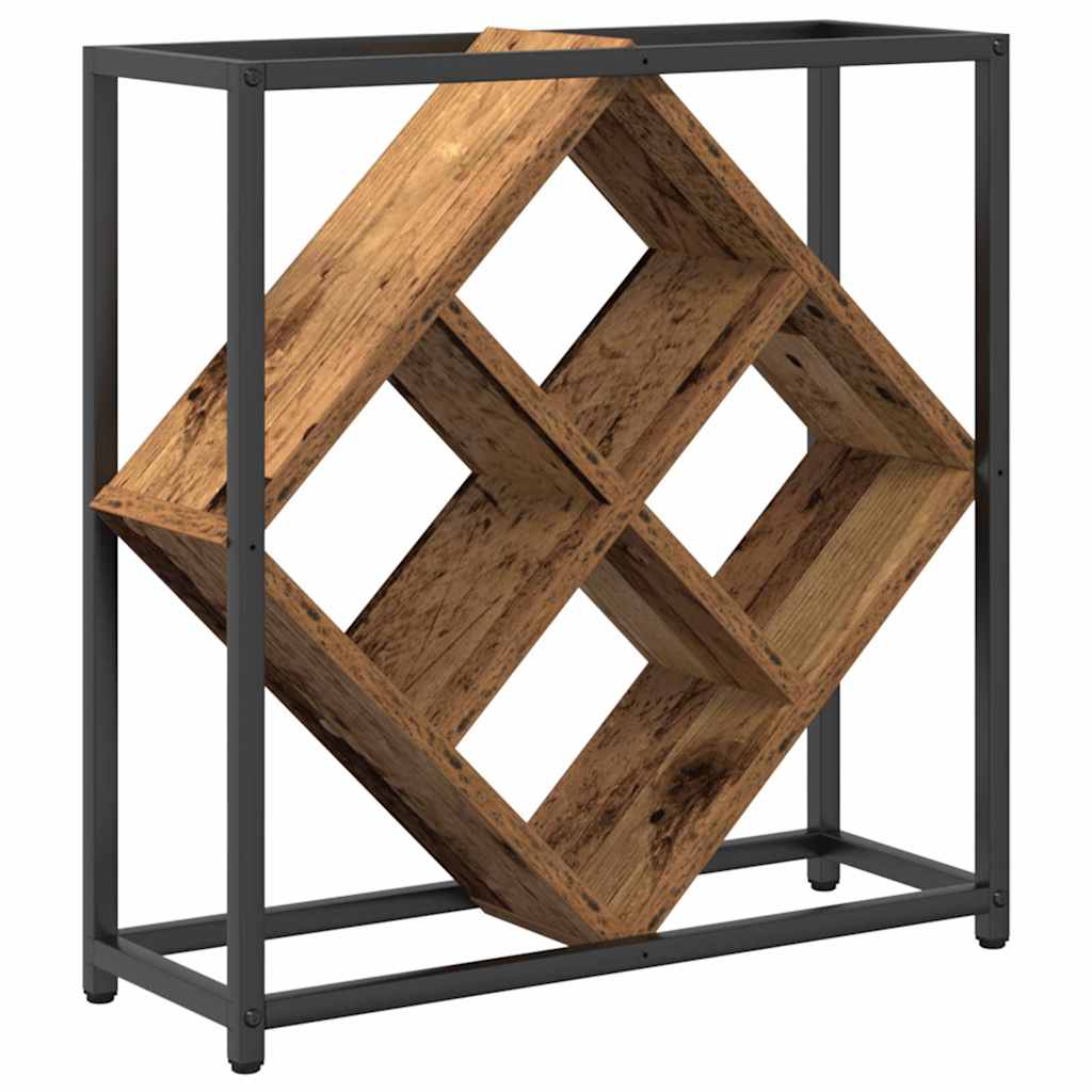 Wine Rack Old Wood 51 x 18 x 52.5 cm Engineered Wood