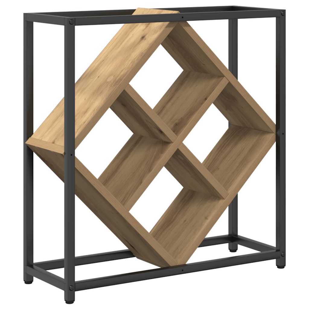Wine Rack 16 bottles Engineered Wood Artisan Oak
