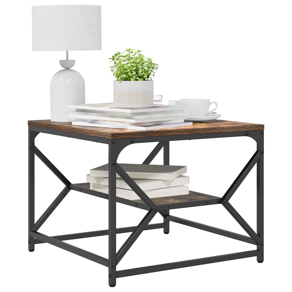 Coffee Table Smoked Oak 51 x 50 x 40 cm