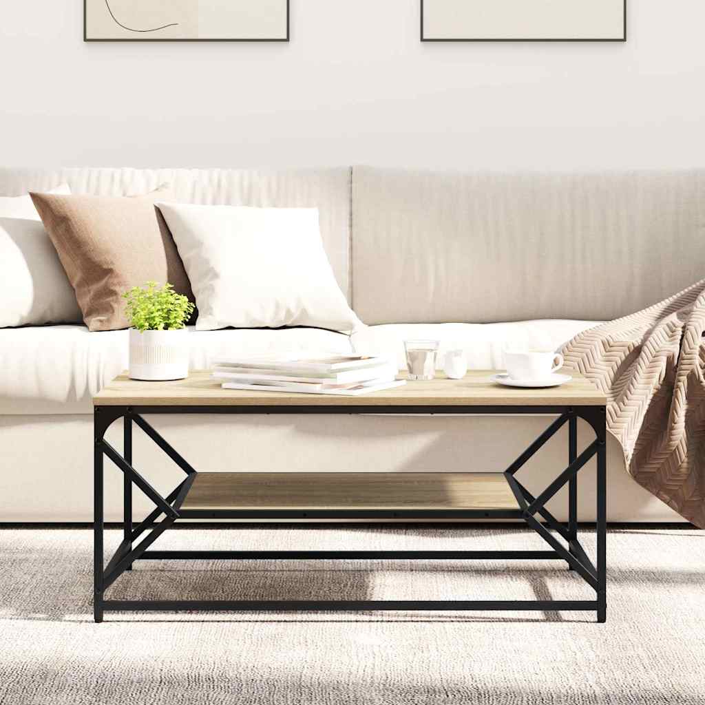 Coffee Table Sonoma Oak 90 x 50 x 40 cm