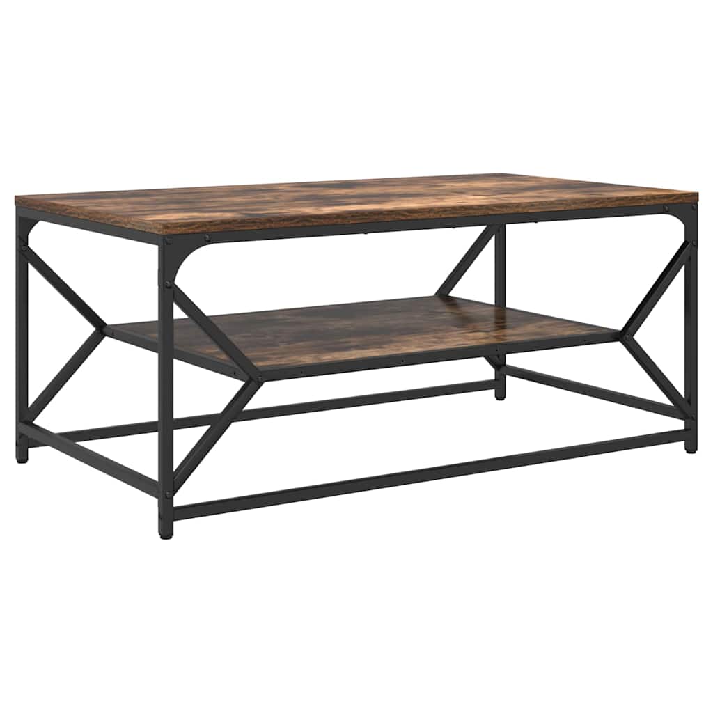 Coffee Table Smoked Oak 90 x 50 x 40 cm