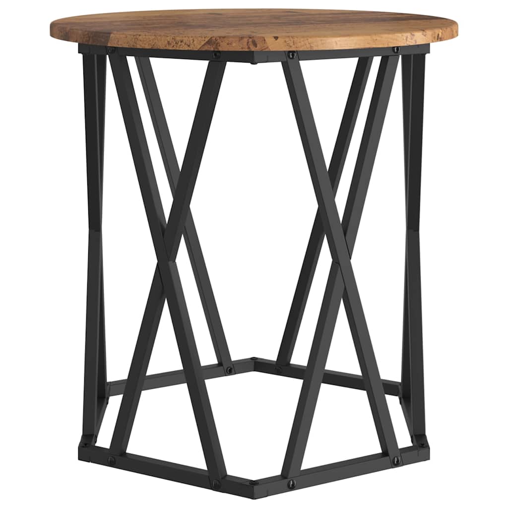 Coffee Table 2 pcs Old Wood Engineered Wood and Steel
