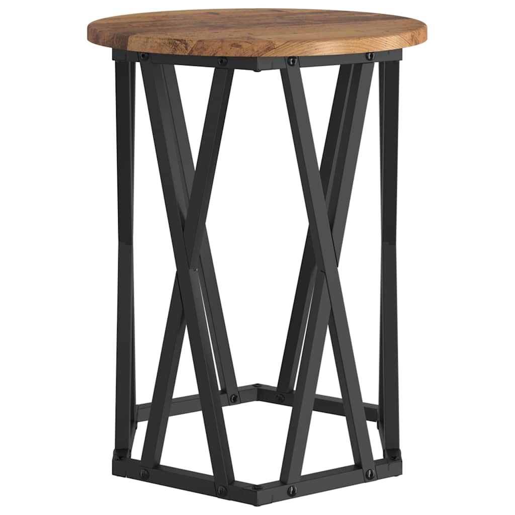 Coffee Table 2 pcs Old Wood Engineered Wood and Steel