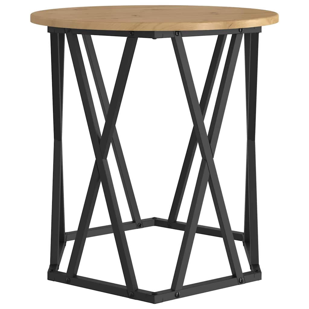 Coffee Table 2 pcs Artisan Oak Engineered Wood and Steel