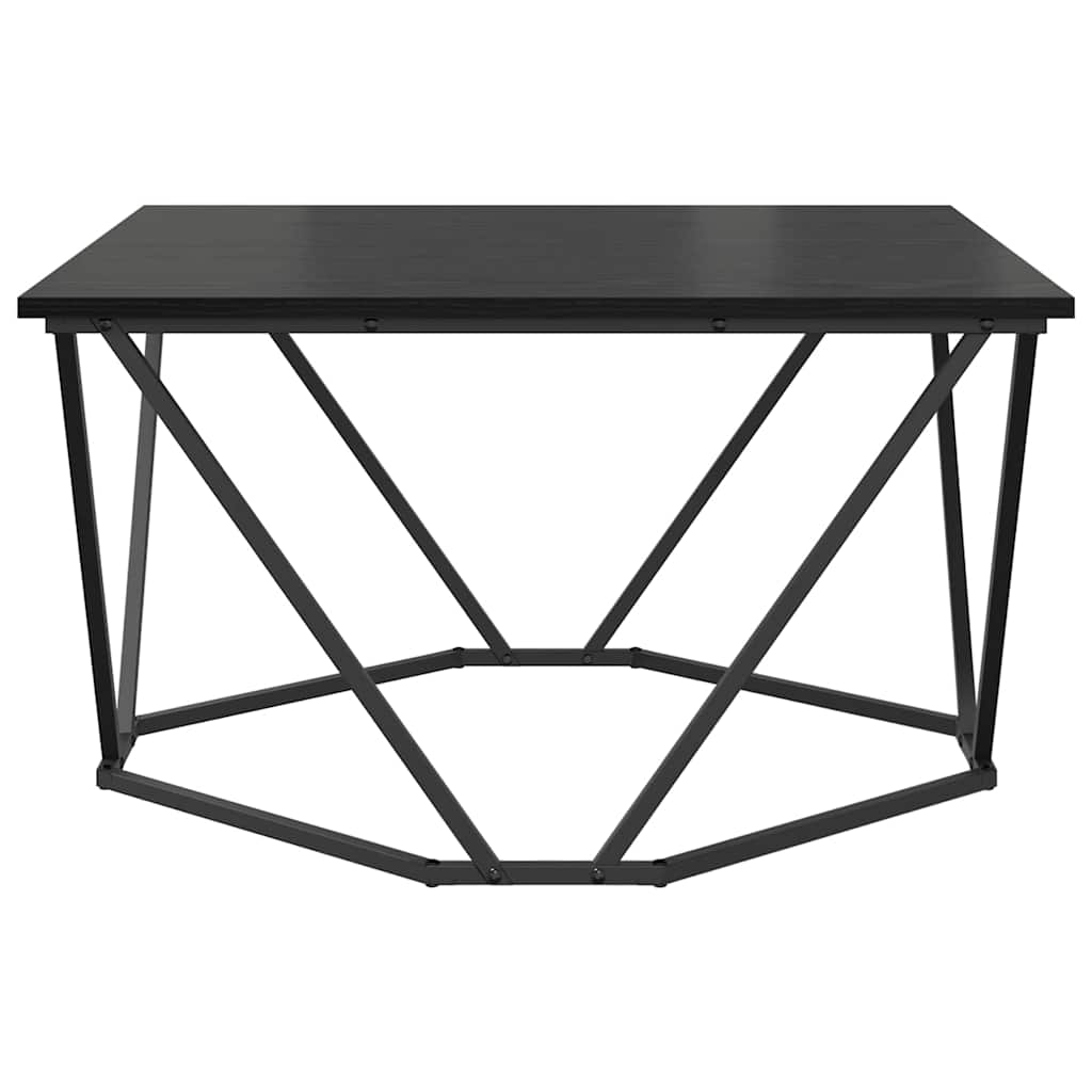 Coffee Table Black Oak 80 x 80 x 45 cm