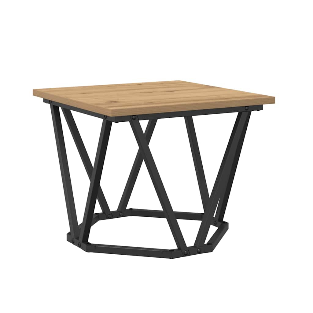 Coffee Table 3 pcs Artisan Oak 50 x 50 x 40 cm