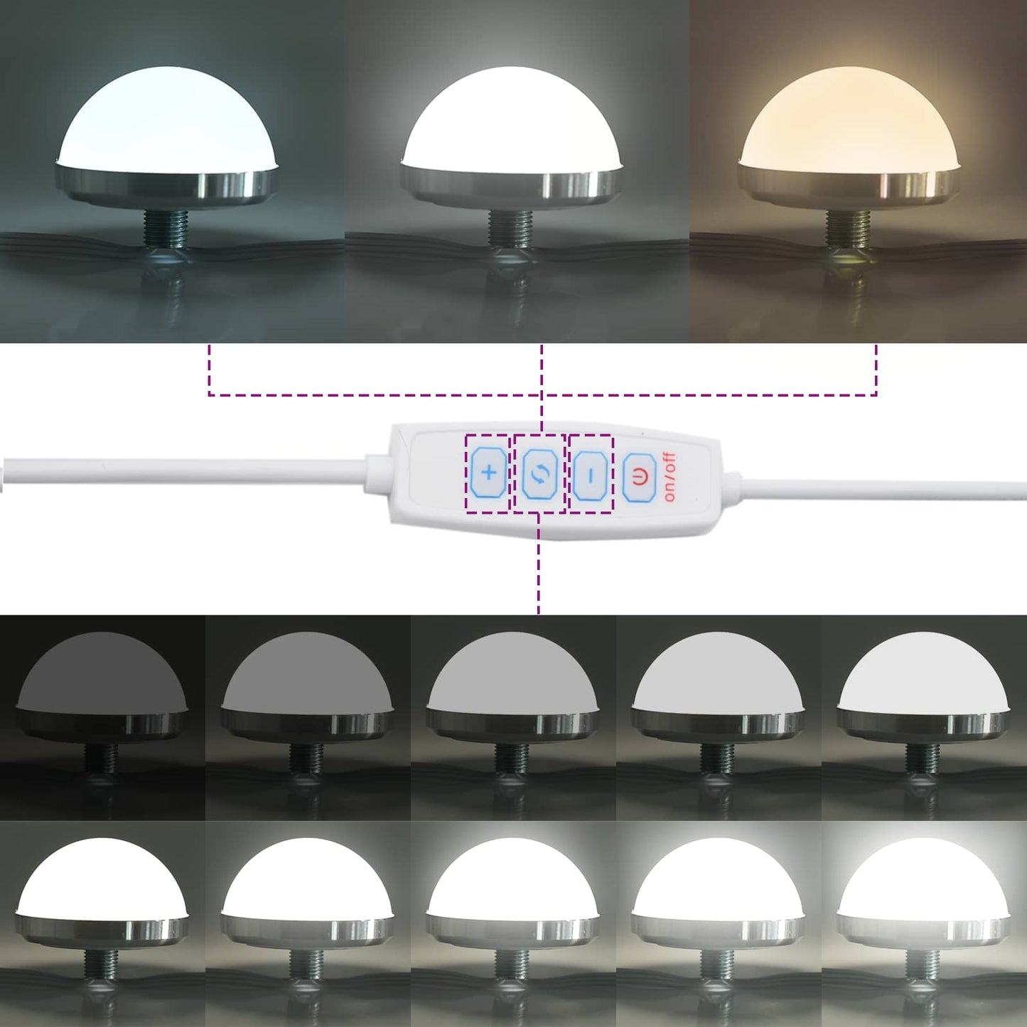 Vanity Mirror Concrete Grey 60 x 55 x 18 cm Rectangular