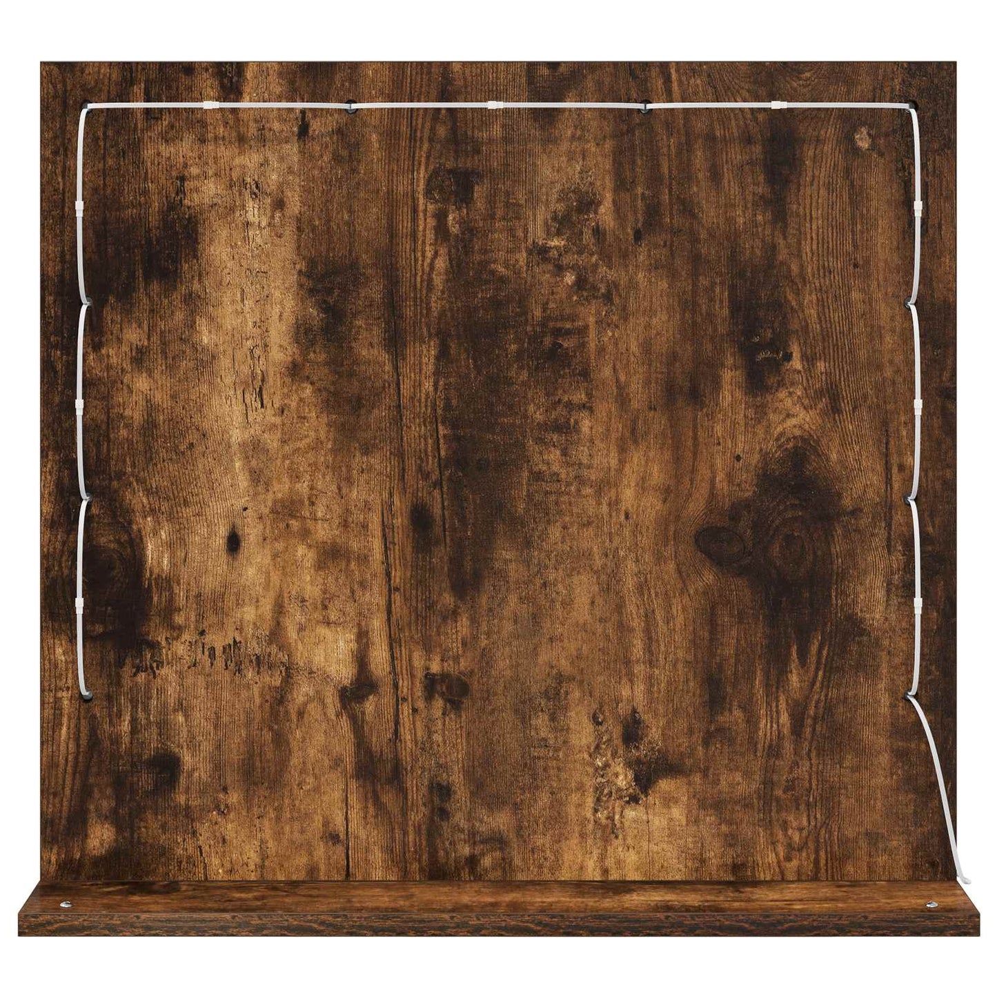 Vanity Mirror Smoked Oak 60 x 55 x 18 cm Rectangular