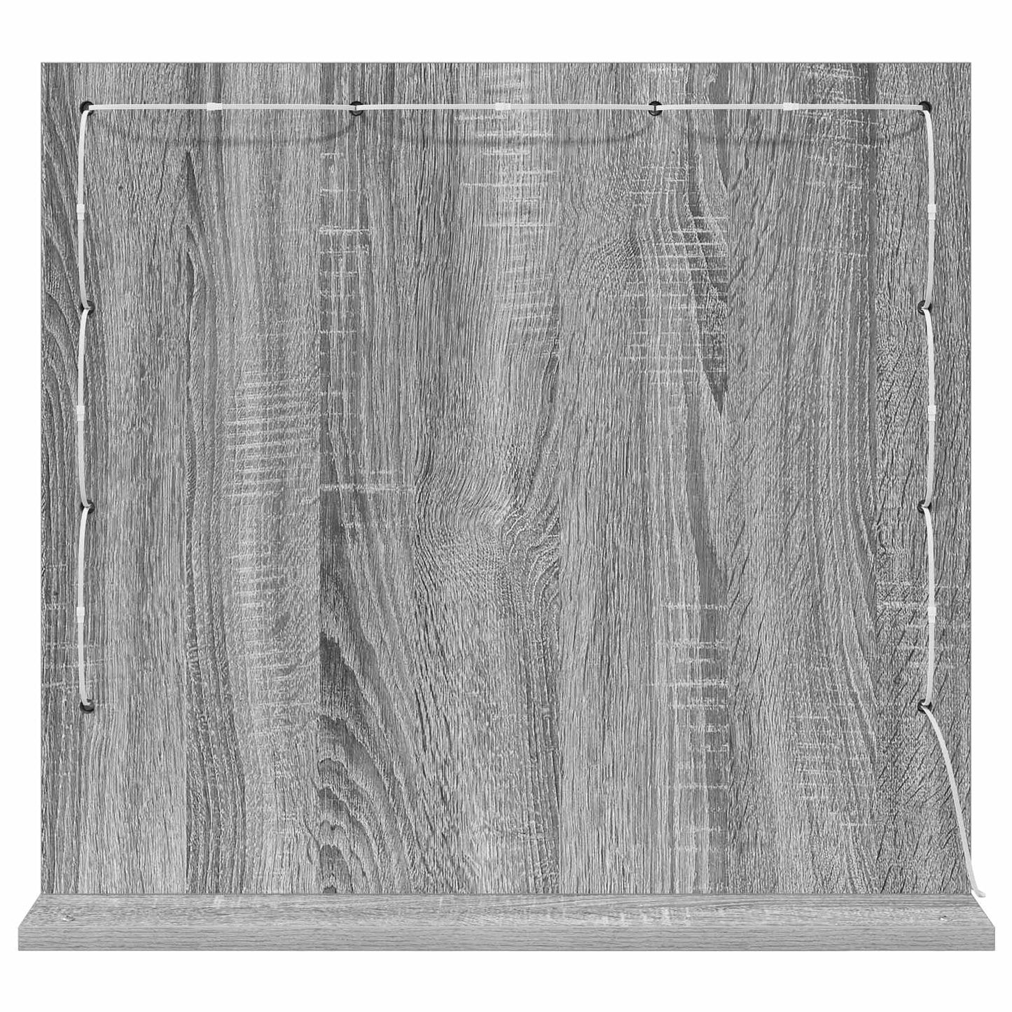 Vanity Mirror Grey Sonoma 60 x 55 x 18 cm Rectangular