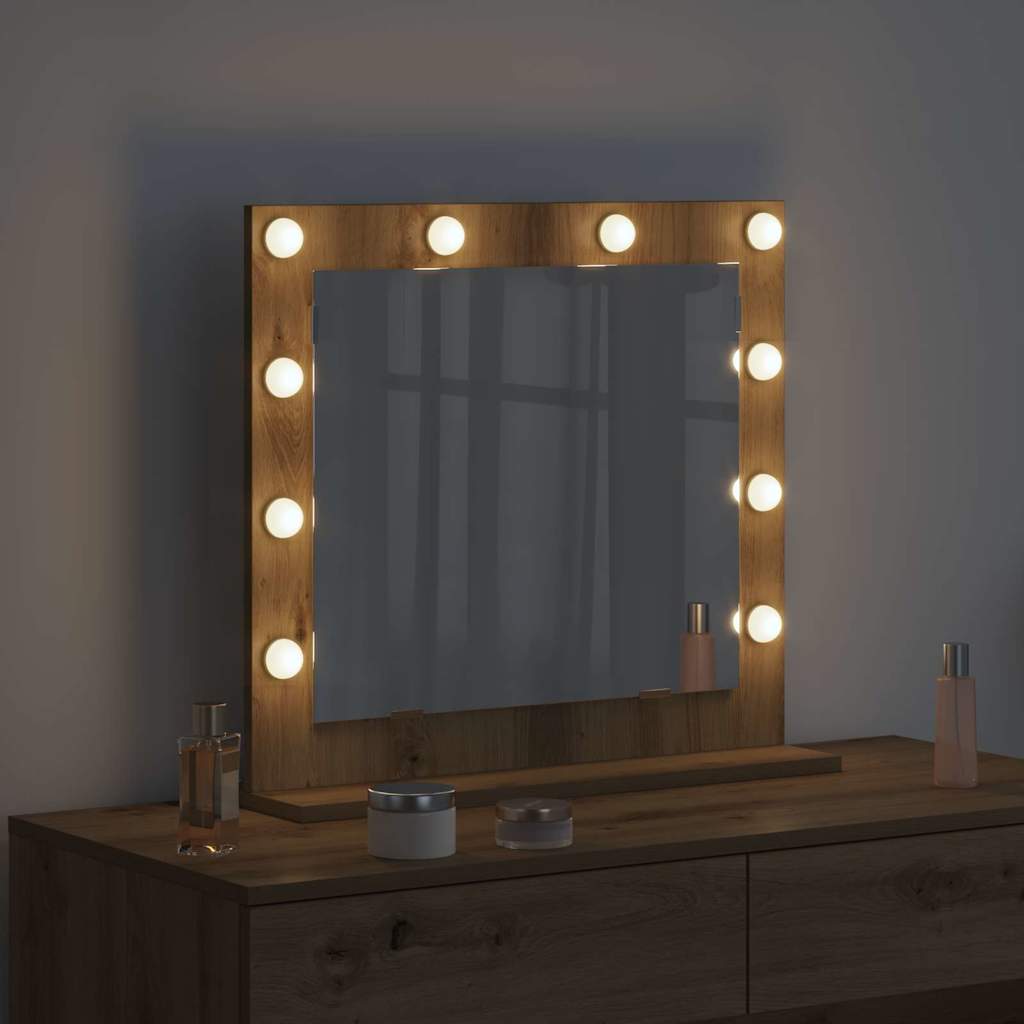 Vanity Mirror Artisan Oak 60 x 55 x 18 cm Rectangular