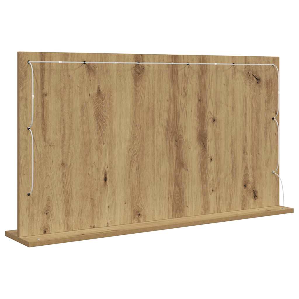 Vanity Mirror Artisan Oak 100 x 55 x 18 cm Rectangular