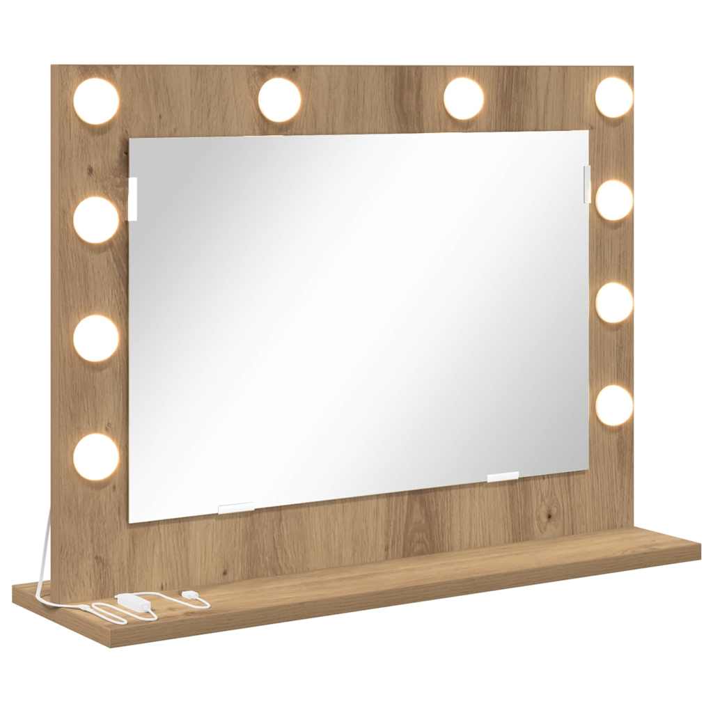 Vanity Mirror Artisan Oak 60 x 45 x 18 cm Rectangular