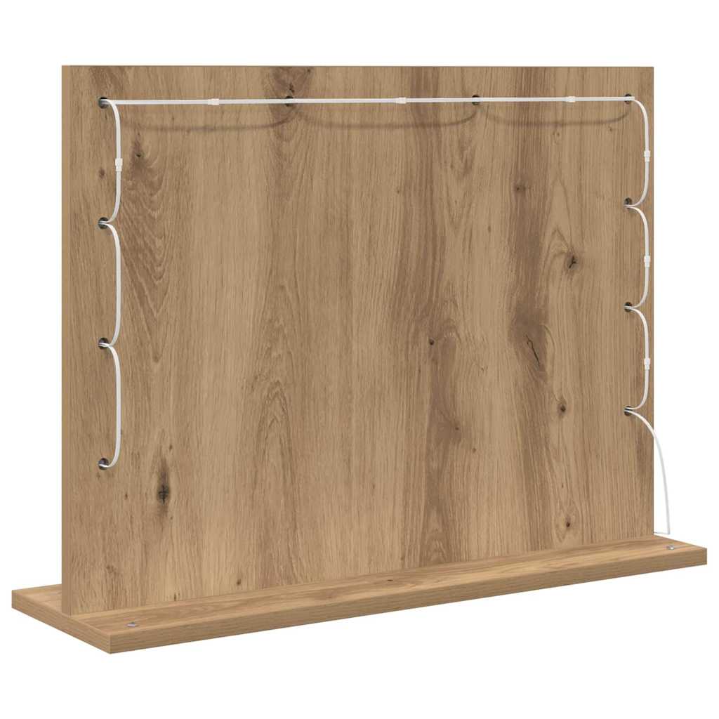 Vanity Mirror Artisan Oak 60 x 45 x 18 cm Rectangular