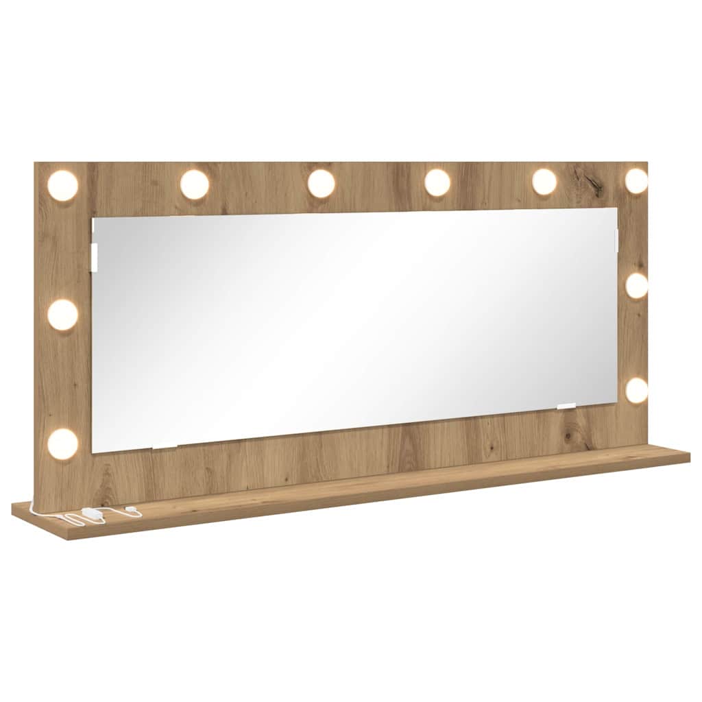 Vanity Mirror Artisan Oak 100 x 45 x 18 cm Rectangular