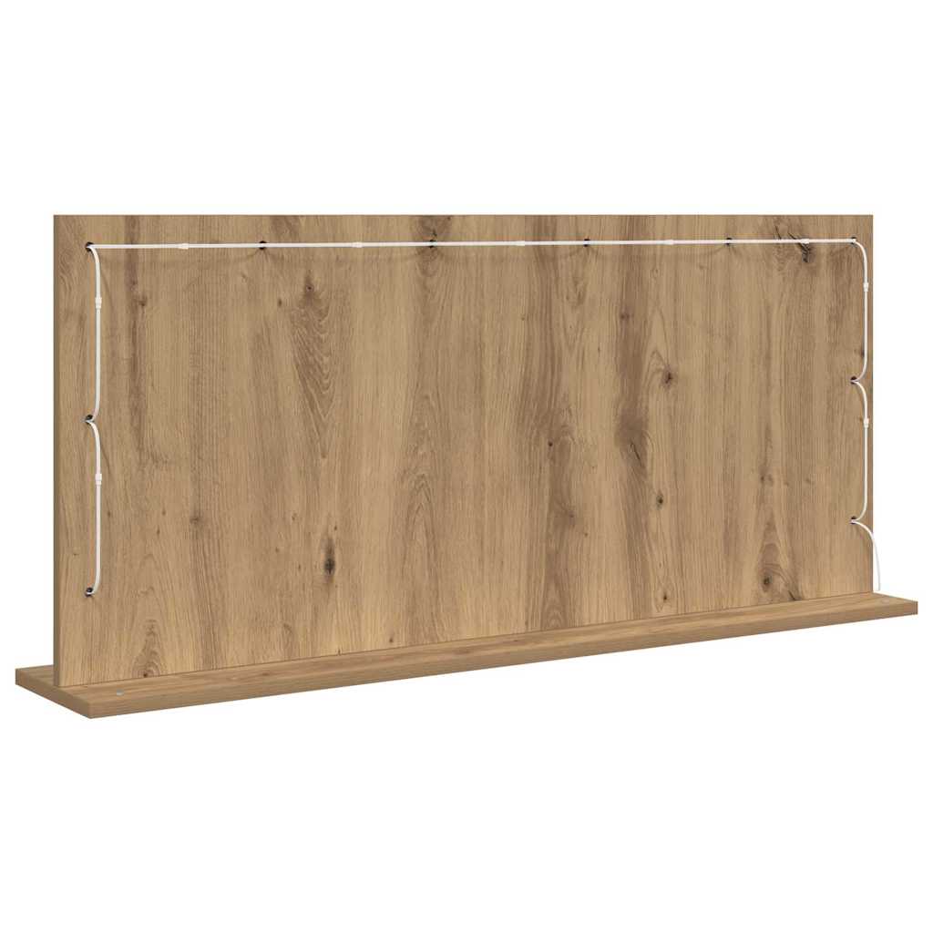 Vanity Mirror Artisan Oak 100 x 45 x 18 cm Rectangular