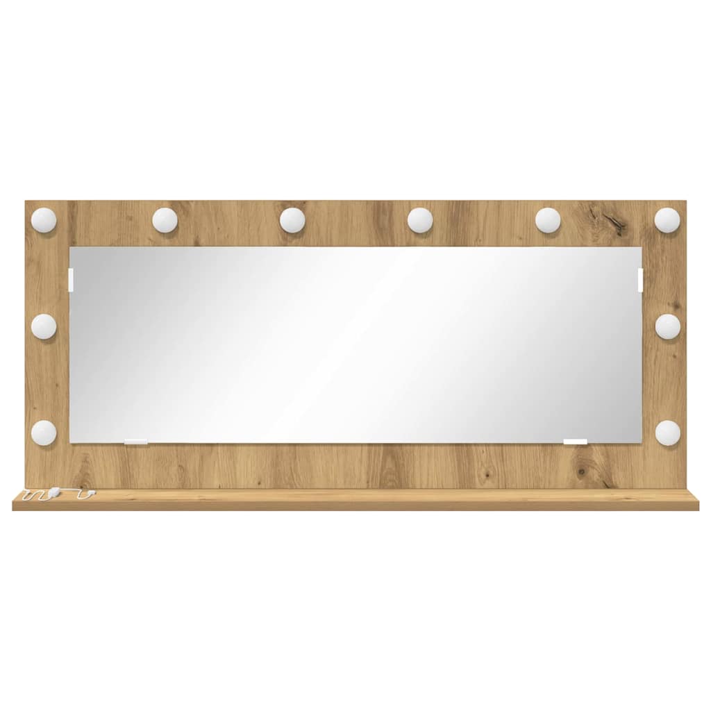 Vanity Mirror Artisan Oak 100 x 45 x 18 cm Rectangular