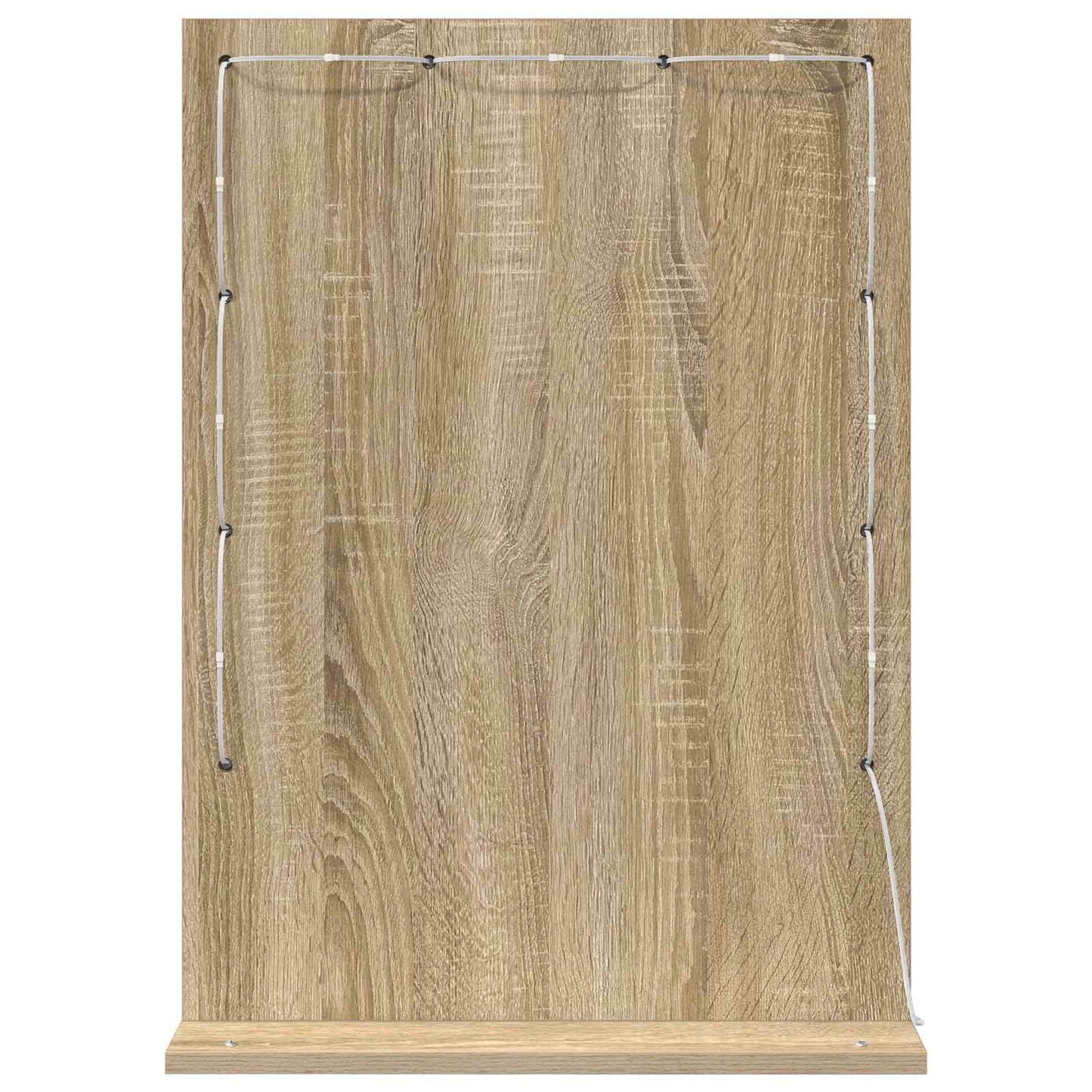 Vanity Mirror Rectangular Sonoma Oak 70 x 50 x 18 cm