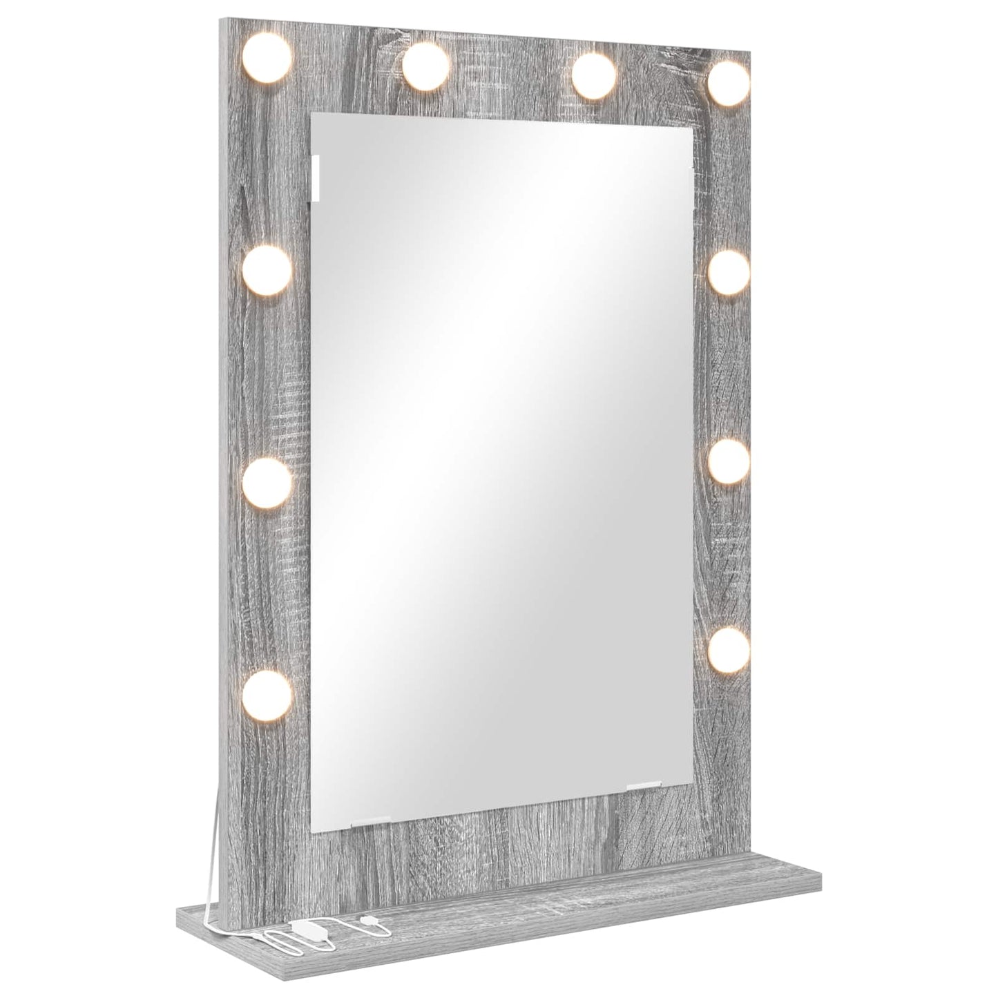Vanity Mirror Grey Sonoma 70 x 50 x 18 cm Rectangular
