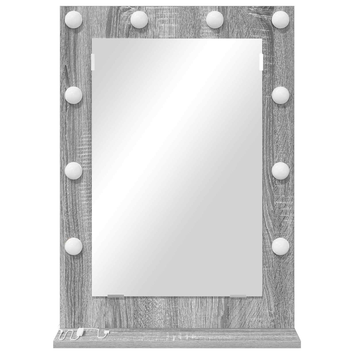 Vanity Mirror Grey Sonoma 70 x 50 x 18 cm Rectangular