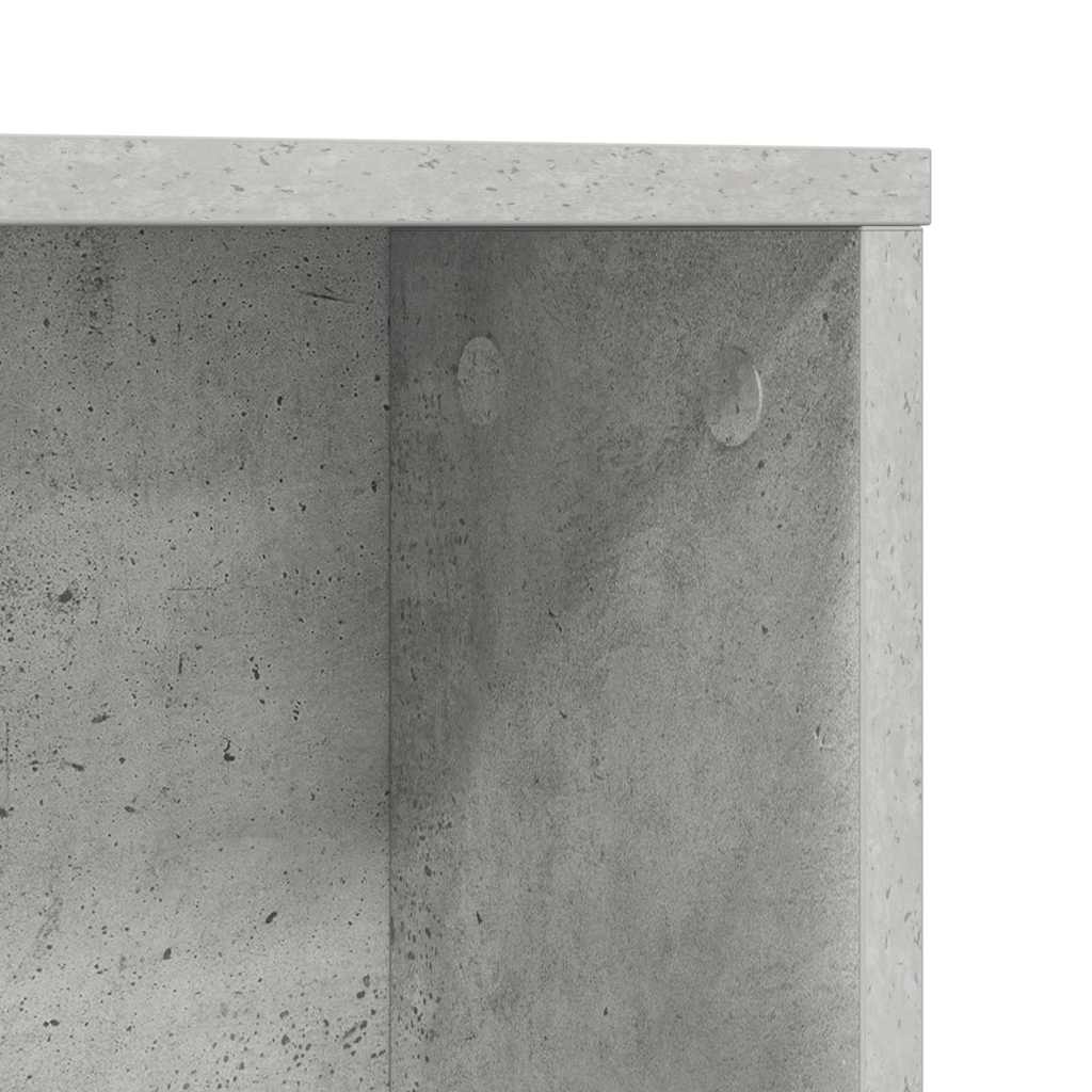 Desk Concrete Grey Engineered Wood 91 x 50 x 149 cm