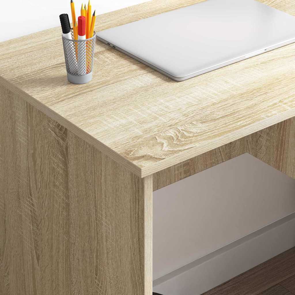 Desk Sonoma Oak 90 x 49 x 75 cm Engineered Wood