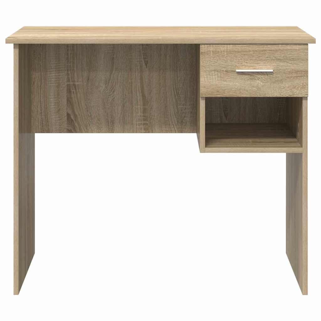 Desk Sonoma Oak 90 x 49 x 75 cm Engineered Wood