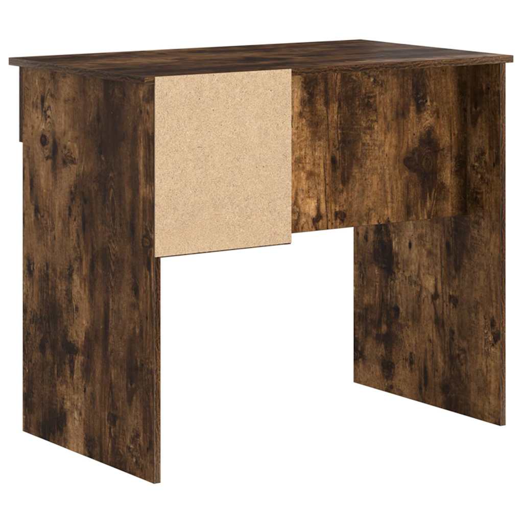 Desk Smoked Oak 90 x 49 x 75 cm Engineered Wood