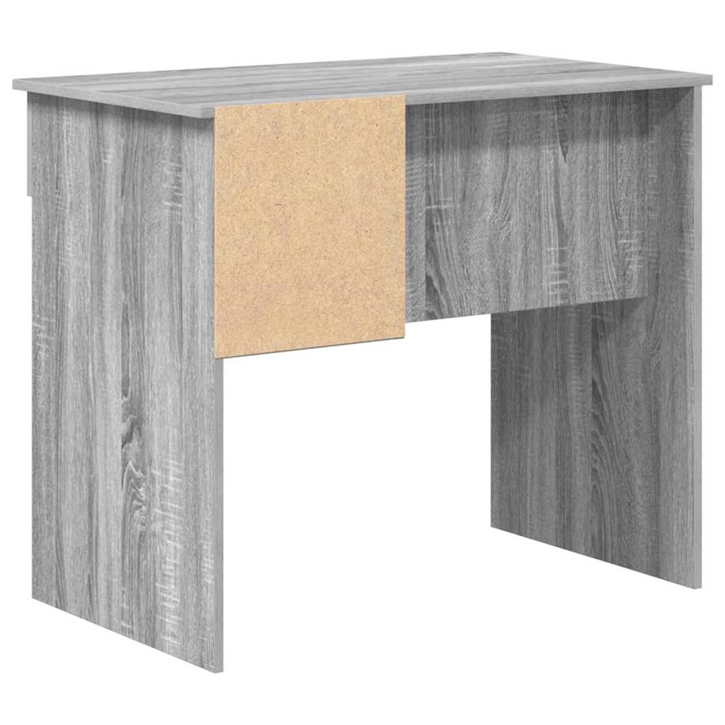 Desk Grey Sonoma 90 x 49 x 75 cm Engineered Wood