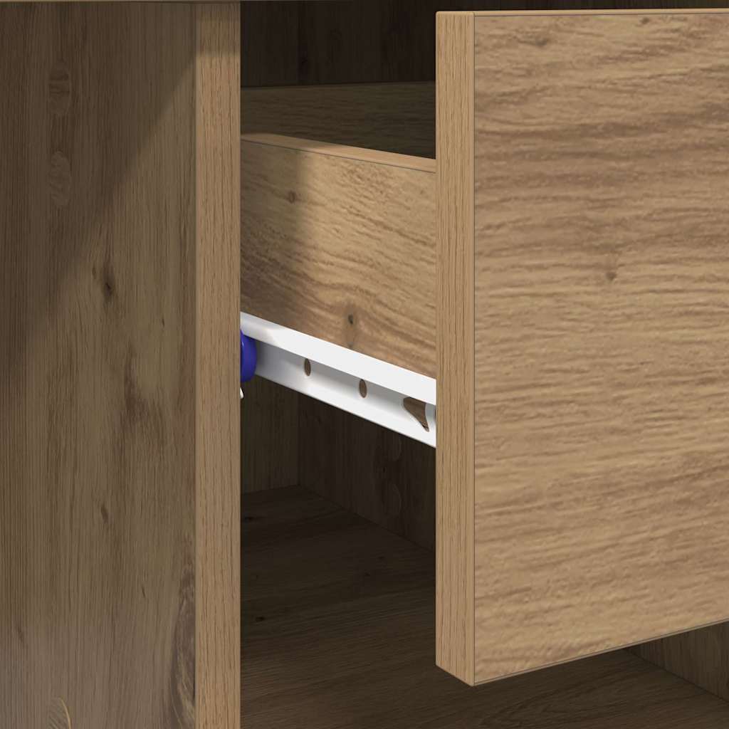 Desk Artisan Oak 90 x 49 x 75 cm Engineered Wood