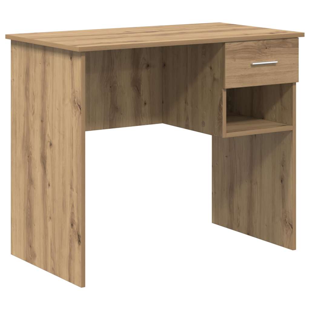 Desk Artisan Oak 90 x 49 x 75 cm Engineered Wood