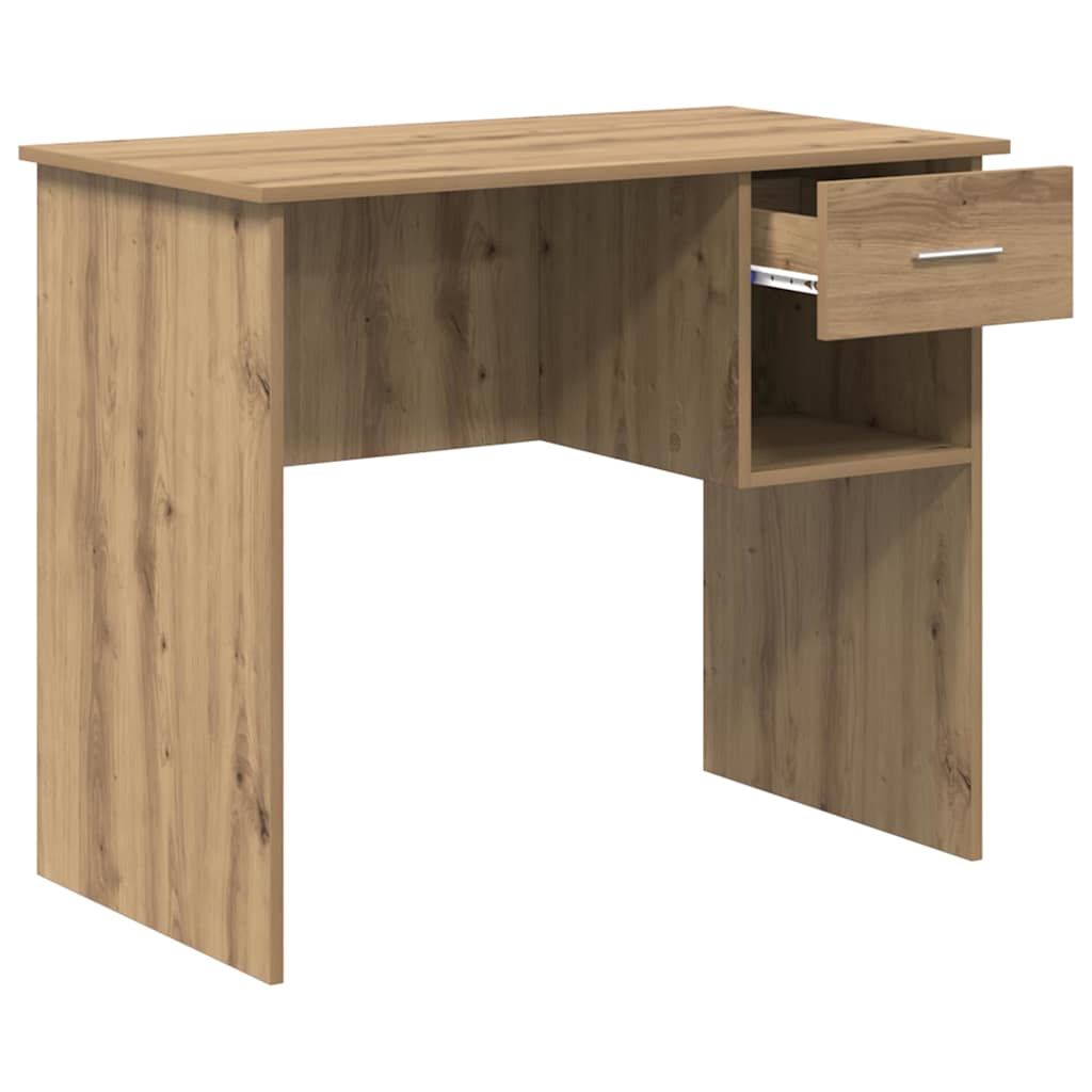 Desk Artisan Oak 90 x 49 x 75 cm Engineered Wood