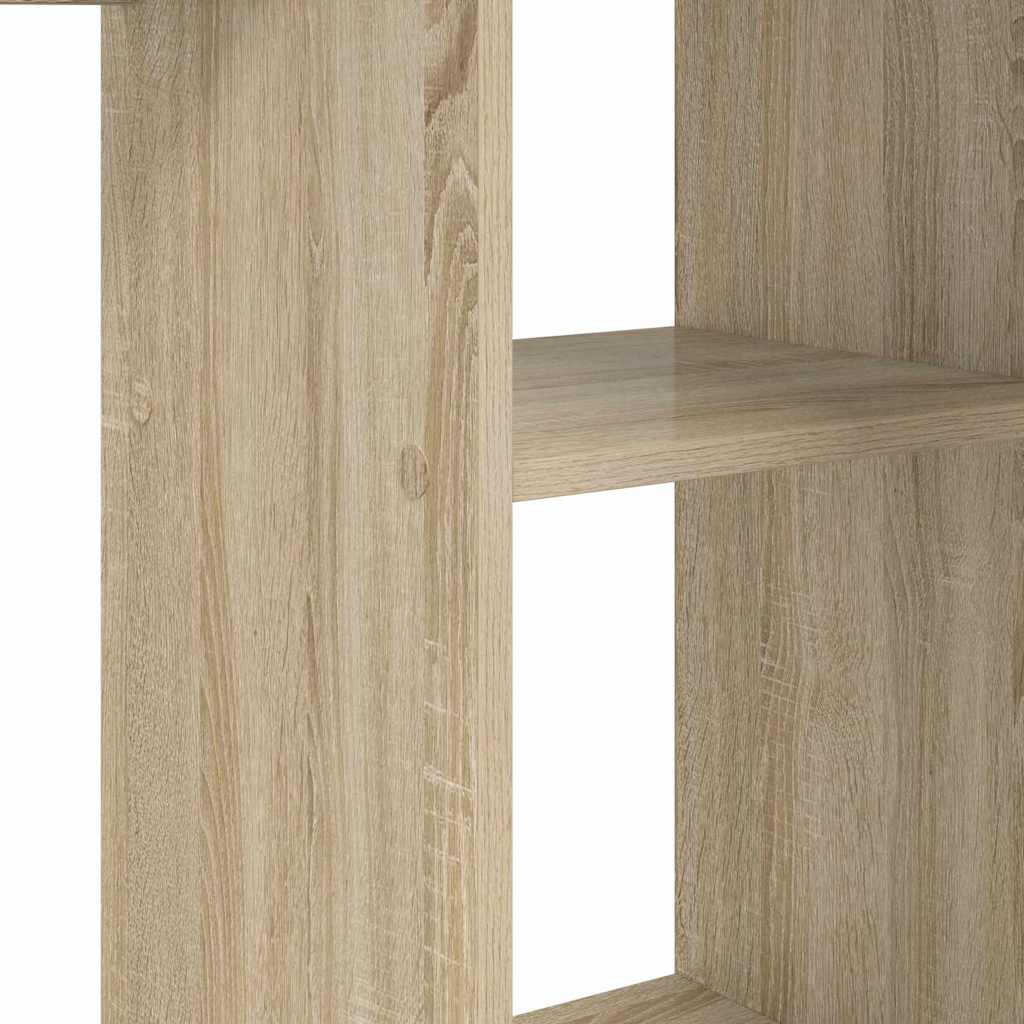 Desk Sonoma Oak Engineered Wood 142 x 102 x 73 cm