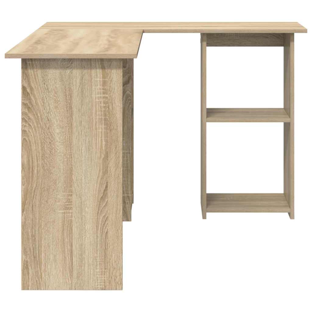 Desk Sonoma Oak Engineered Wood 142 x 102 x 73 cm