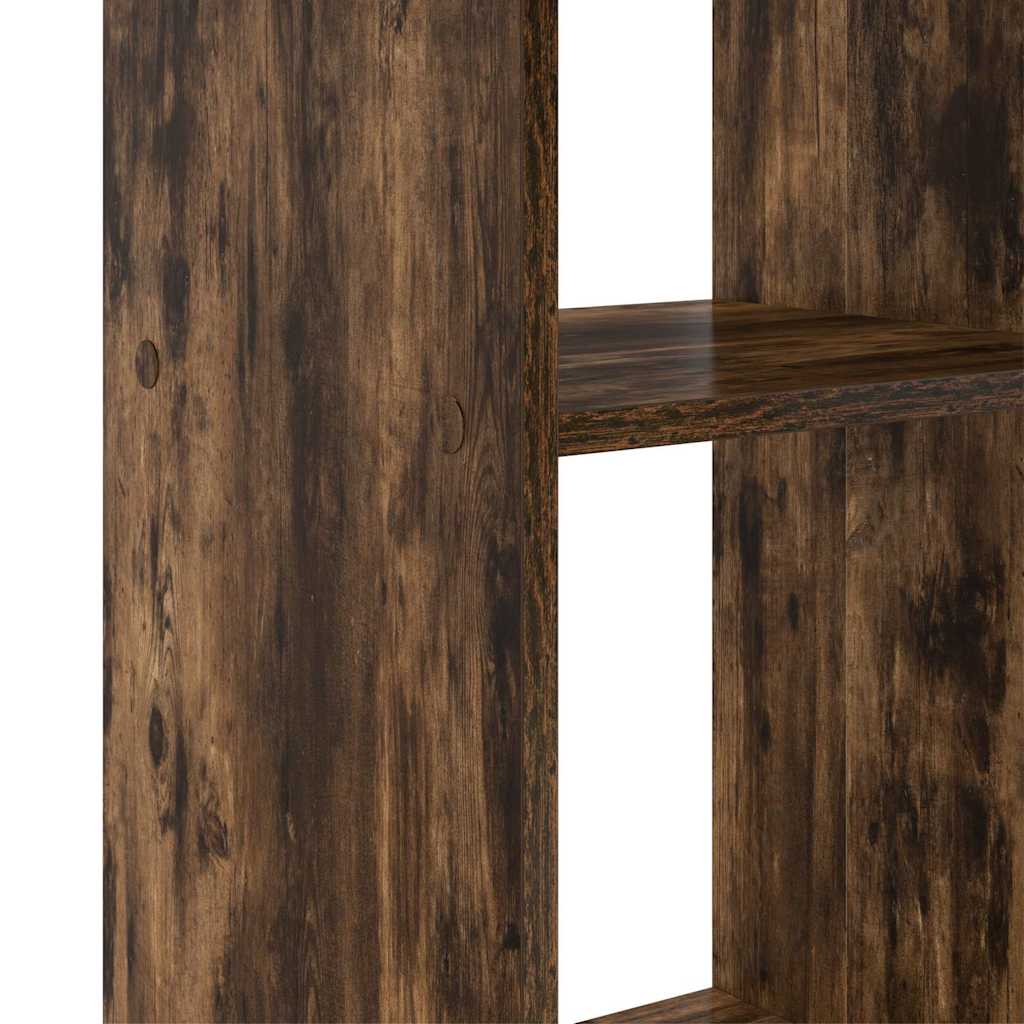 Desk Smoked Oak Engineered Wood 142 x 102 x 73 cm