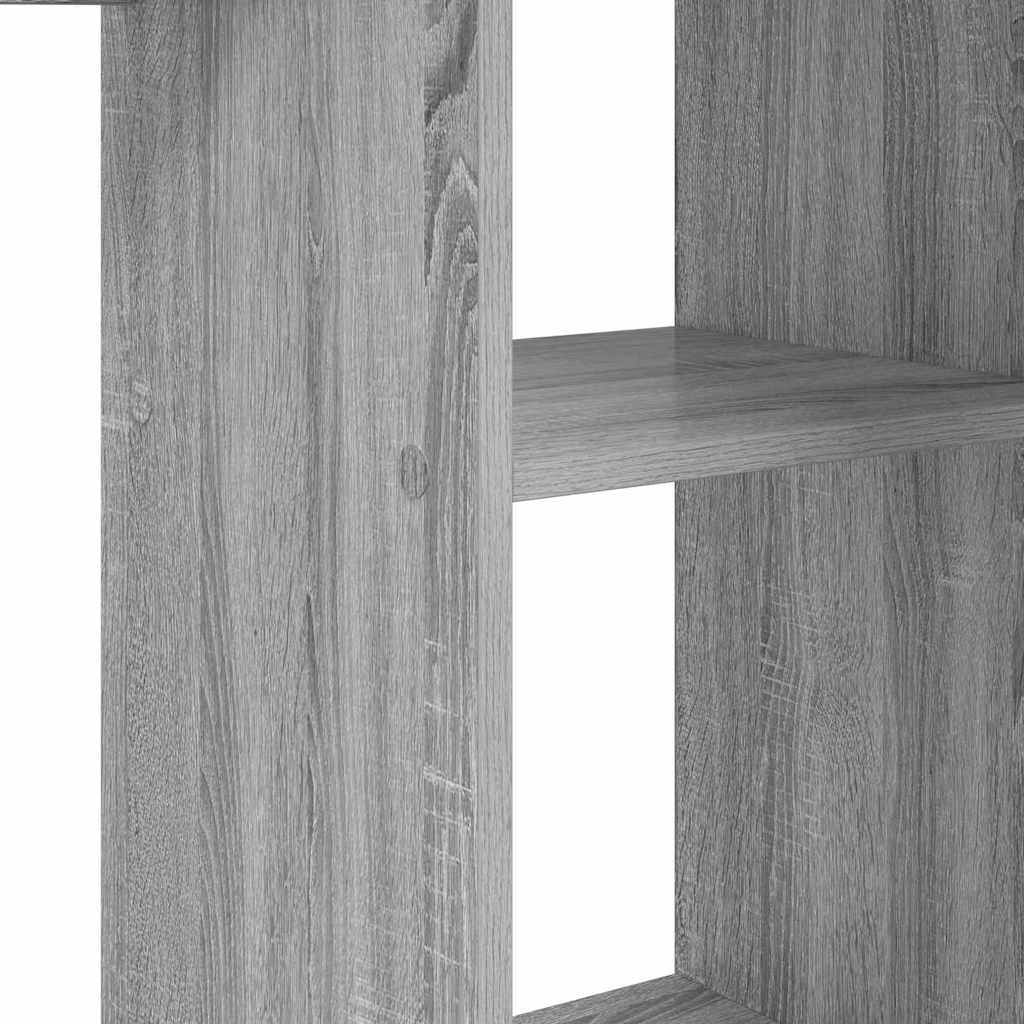 Desk Grey Sonoma Engineered Wood 142 x 102 x 73 cm