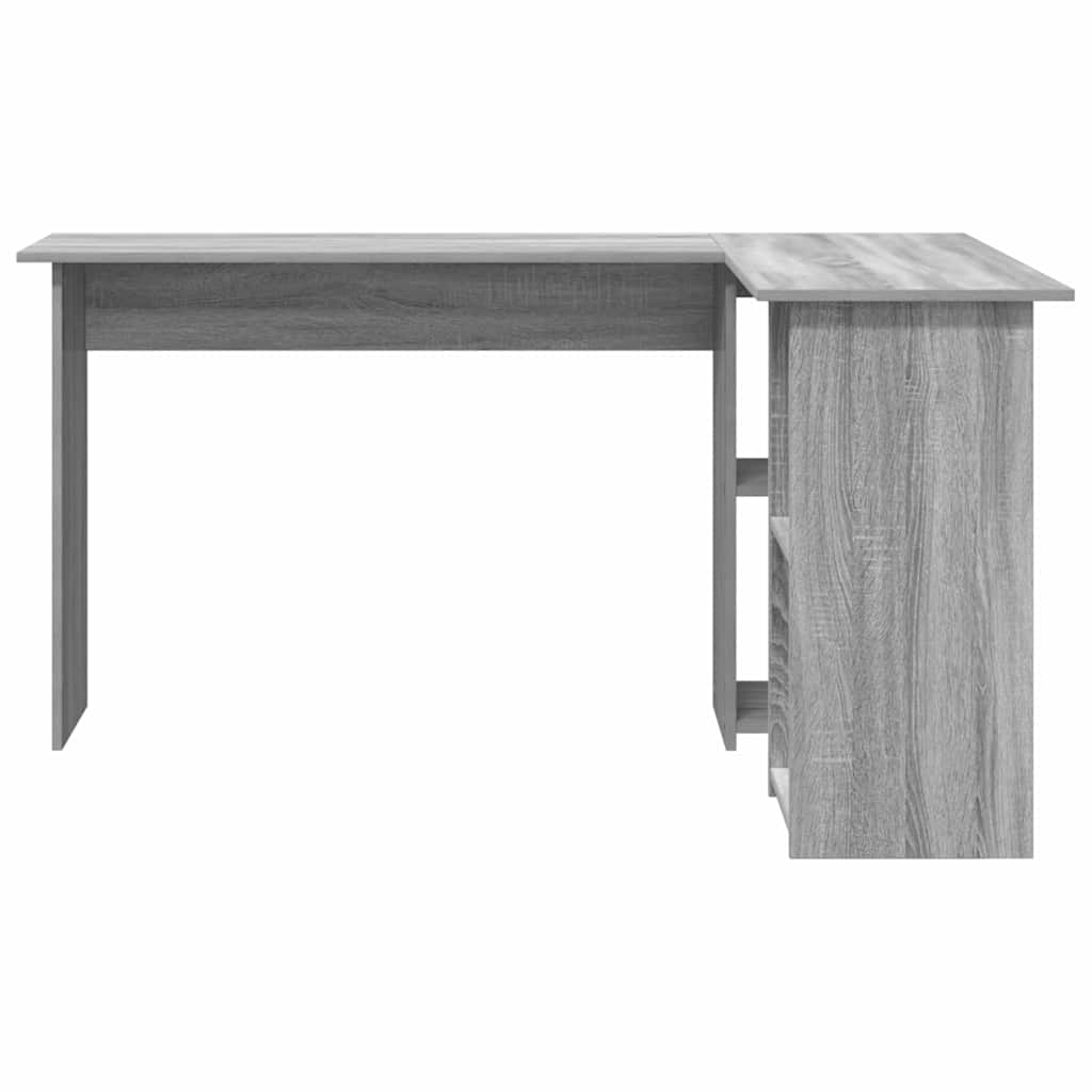 Desk Grey Sonoma Engineered Wood 142 x 102 x 73 cm