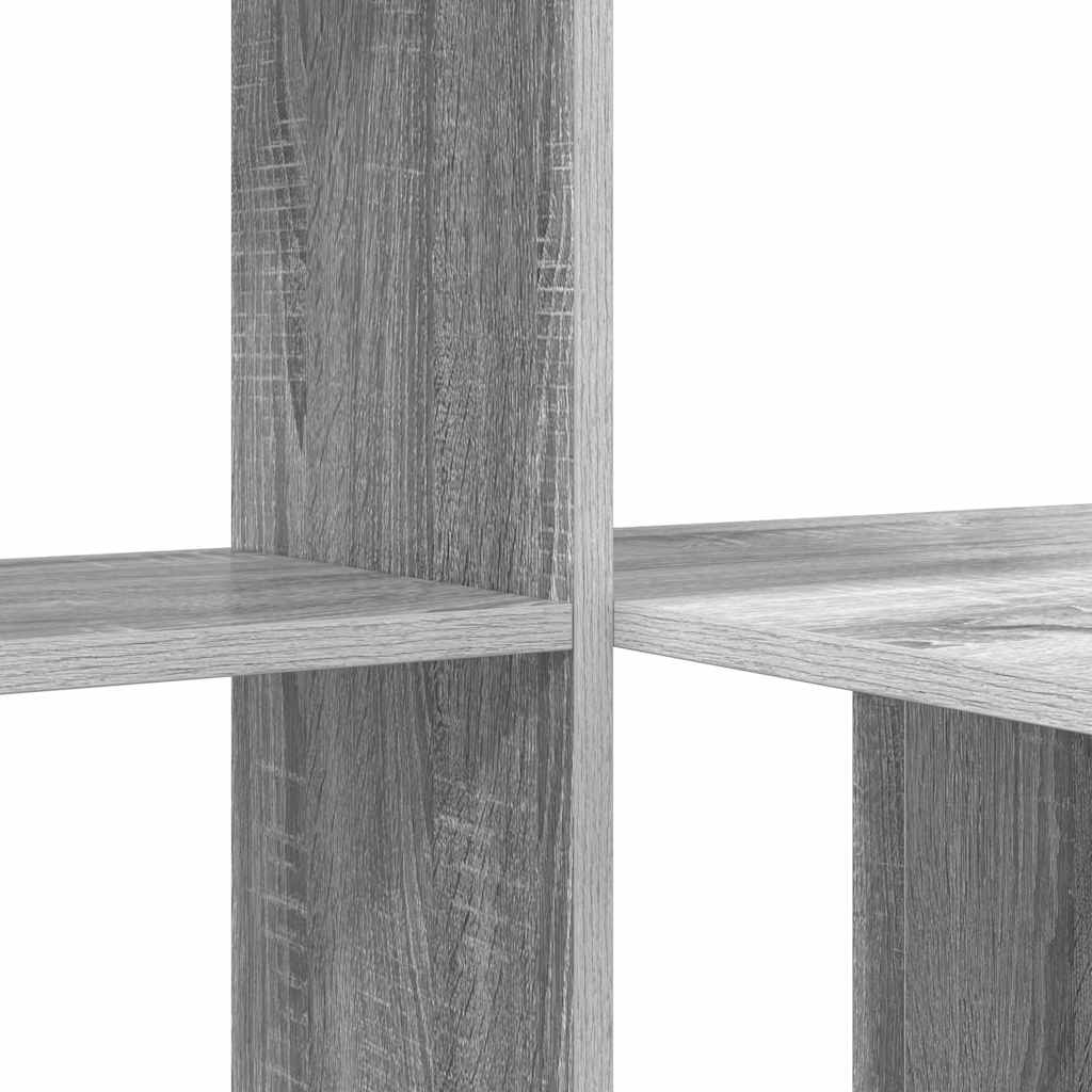 Desk Grey Sonoma 131.5 x 50 x 106.5 cm Engineered Wood