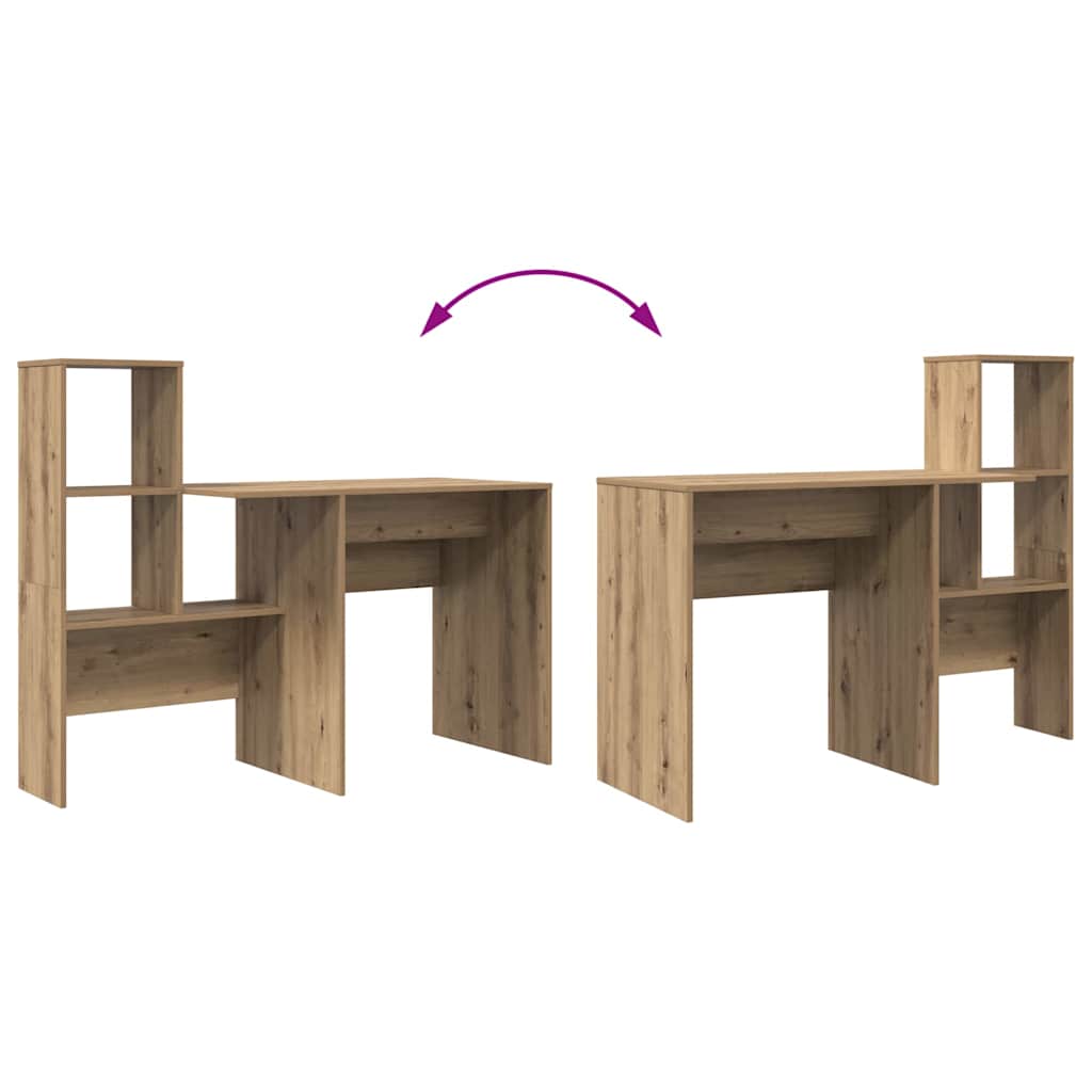 Desk Artisan Oak Engineered Wood 131.5 x 50 x 106.5 cm