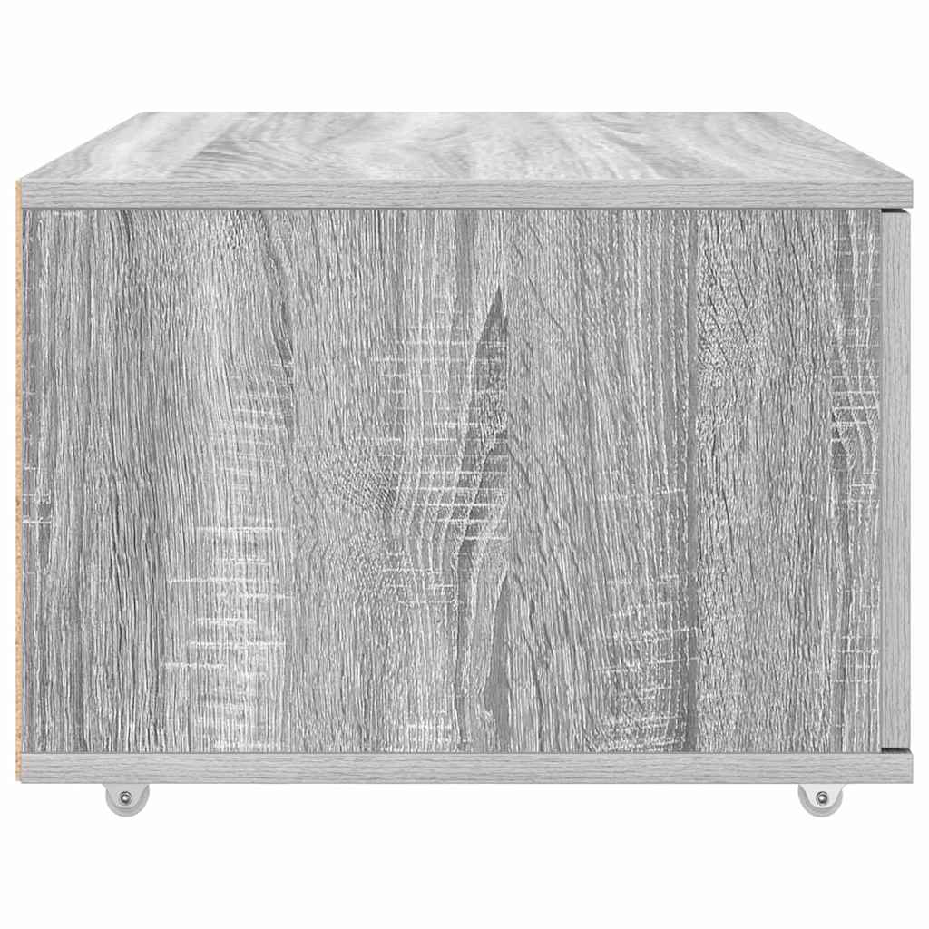 Drawer Cabinet with Wheel Grey Sonoma 55 x 45 x 31 cm