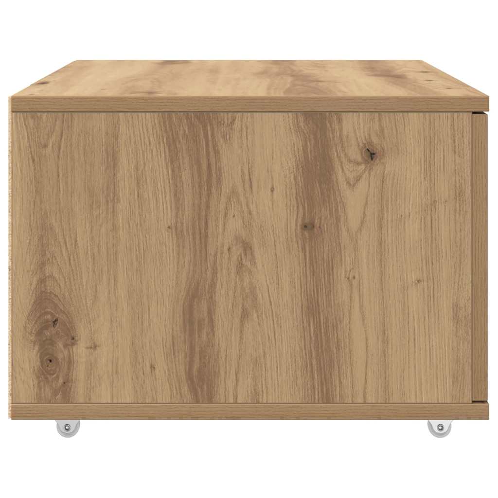 Drawer Cabinet with Wheel Artisan Oak 55 x 45 x 31 cm