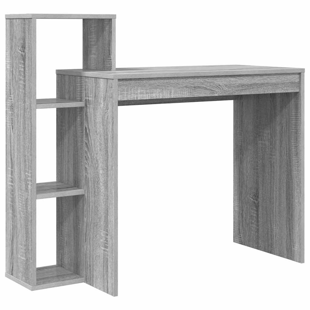 Desk Grey Sonoma Engineered Wood 100 x 40 x 90 cm