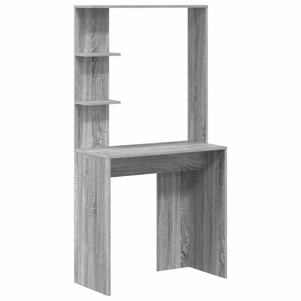 Desk Grey Sonoma Engineered Wood 78.5 x 37 x 154.5 cm