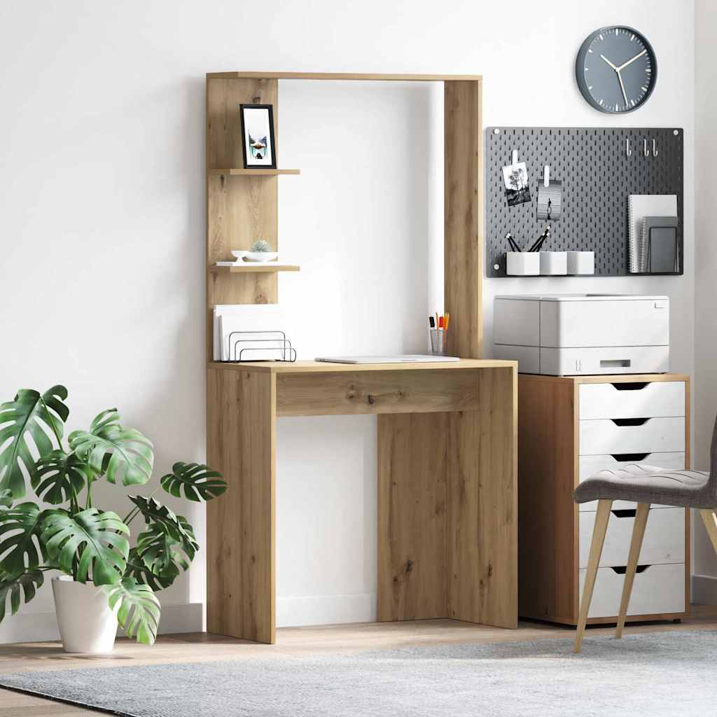 Desk Artisan Oak Engineered Wood 78.5 x 37 x 154.5 cm