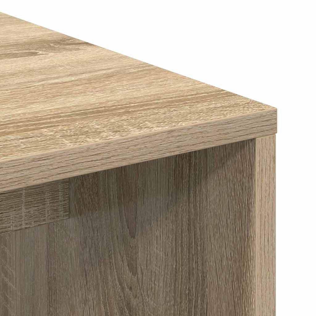 Desk Sonoma Oak Engineered Wood 102 x 50 x 124 cm